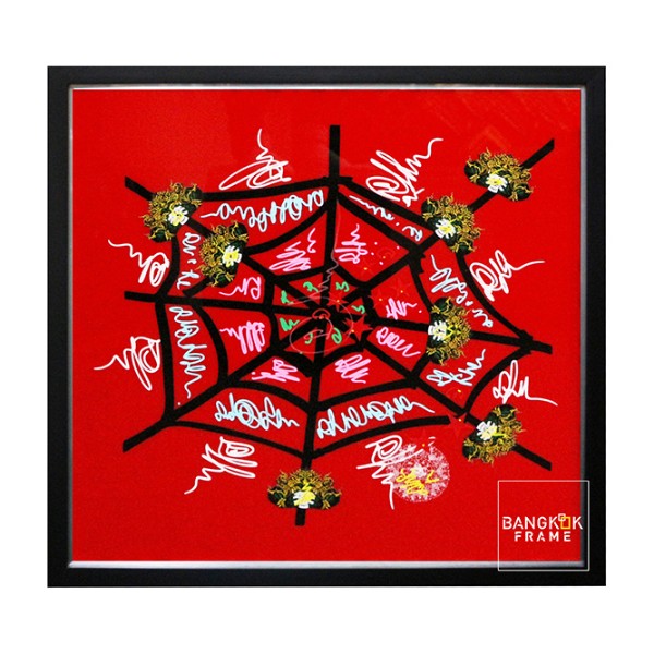 กรอบกล่องรอยมือเท้าเด็กของสะสมเด็ก-Shadow Box